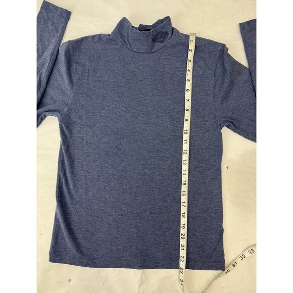 Harley-Davidson Blue Long Sleeve Turtleneck Blue Motorcycle Biker Logo Large - Picture 3 of 7